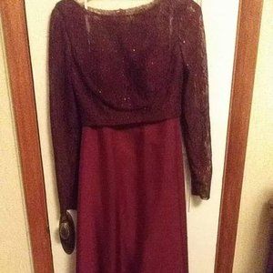 2-piece Long sleeved Gown